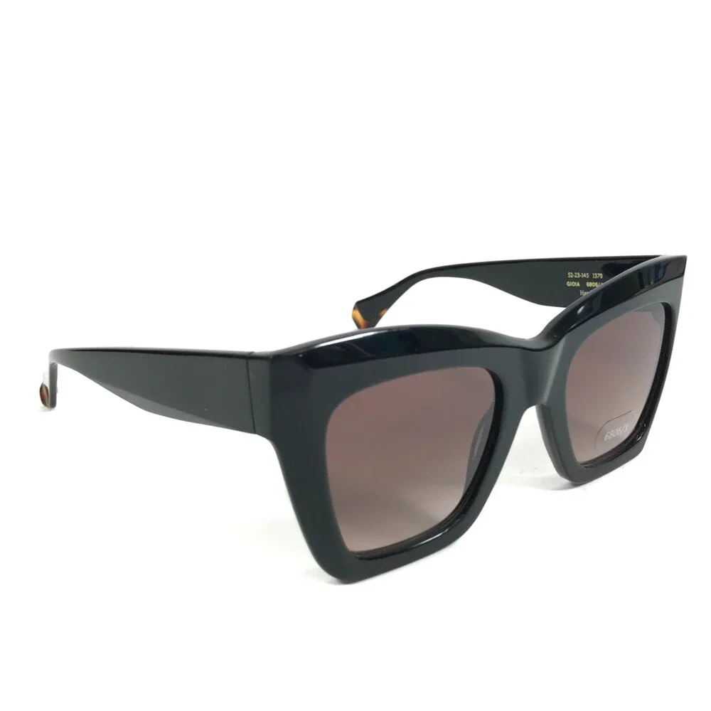 Gigi Studios Sunglasses GIOIA 6806/1 Black Butterfly Frames with Brown Gradient